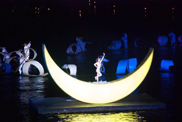 Crescent Moon and Dancer