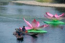 Flower Boats on Li River in Guilin