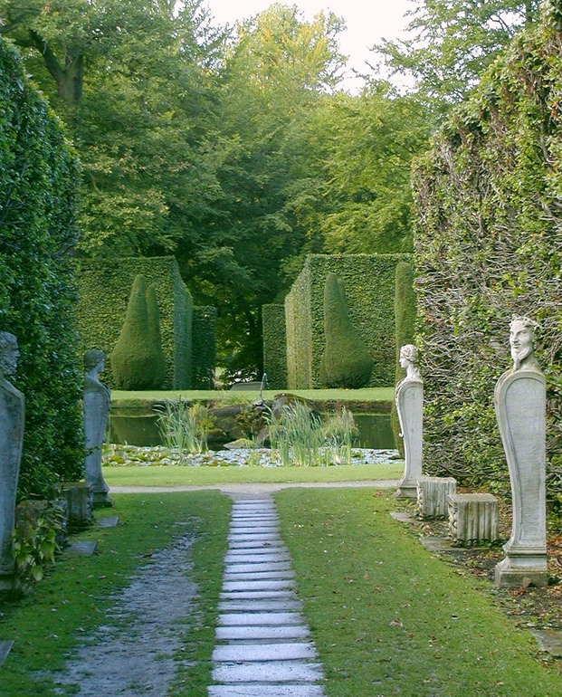 Walkway in Chatsworth Gardens
