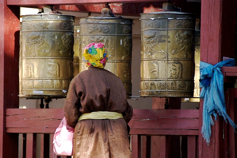Prayer Wheels at Gandan Monastery