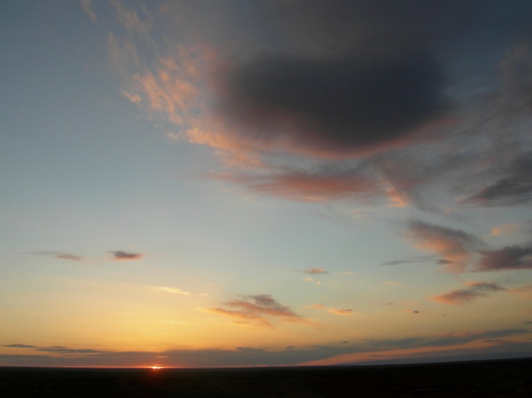 Sunset at the Flaming Cliffs